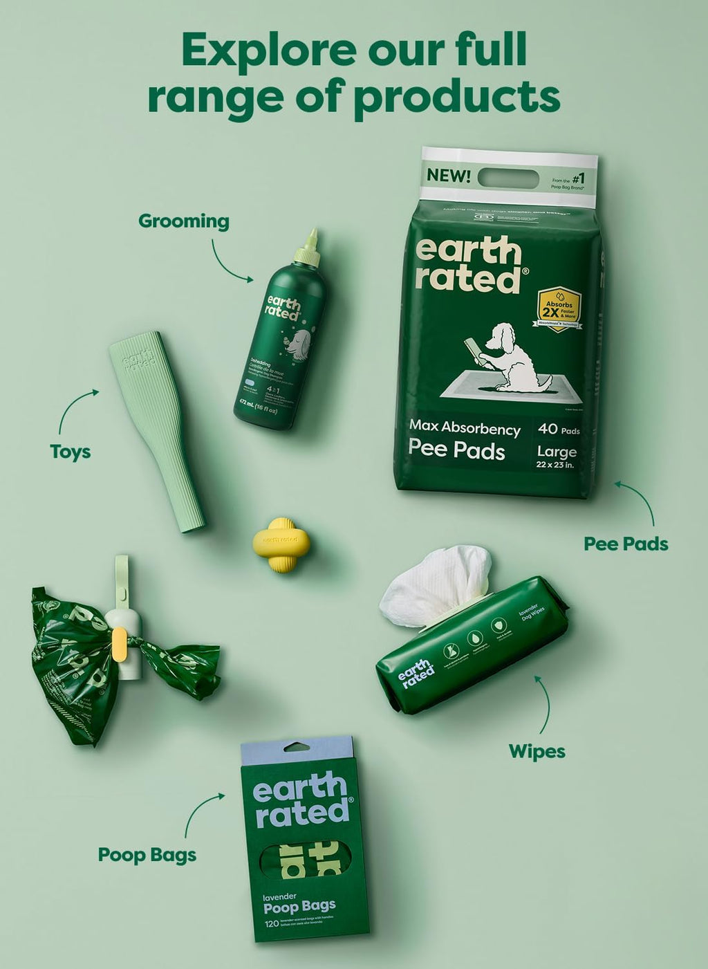 Earth Rated XL dog & puppy pee pads
